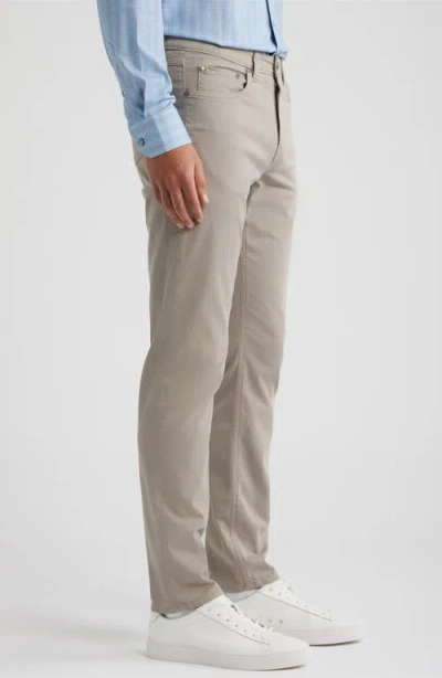 Bugatchi Stretch Cotton Pants In Brown