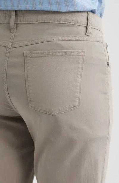 Bugatchi Stretch Cotton Pants In Brown