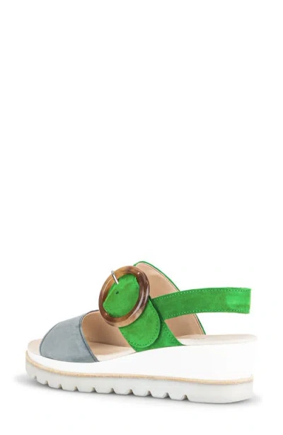 Gabor Wedge Sandal In Multi