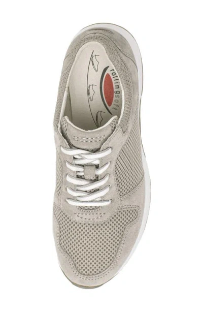 Gabor Mesh Sneaker In Gray