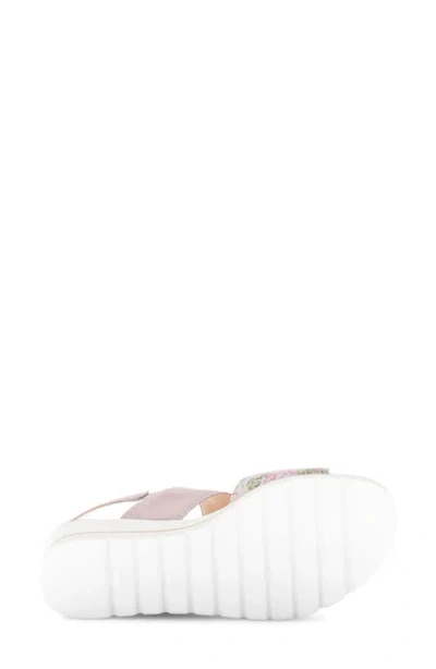 Gabor Quarter Strap Wedge Sandal In Multi