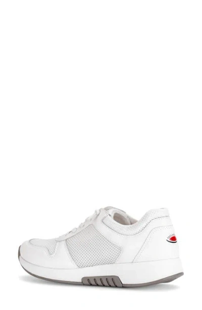Gabor Mesh Sneaker In White