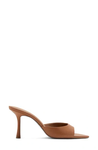 Mango Pointed-heel Sandals In Brown