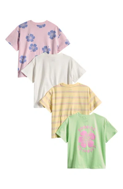 Next Kids' 4-pack Assorted Cotton T-shirts In Multi