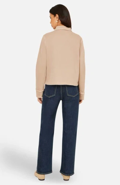 Yumi Canvas Patch Pocket Jacket In Neutral