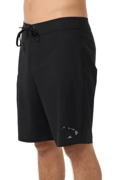 O'neill Hyperfreak Heat Solid Hawaii 2 Board Shorts In Black