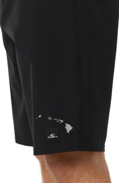 O'neill Hyperfreak Heat Solid Hawaii 2 Board Shorts In Black