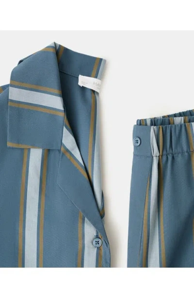 Mango Stripe Cotton Pajama Pants In Multi