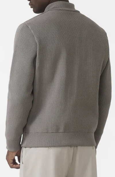 Mauvais Lamarck Quilted Knit-sleeve Jacket In Multi