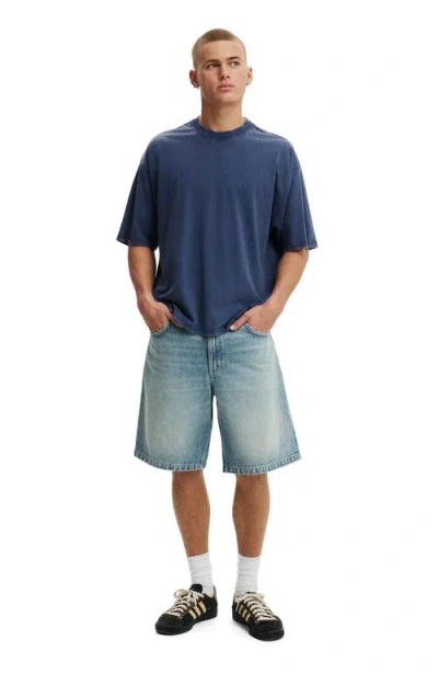 Cotton On Cropped Fit T-shirt In Blue