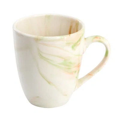 Elama Fine Marble Multi 16pc Porcelain Dinnerware Set In Multi