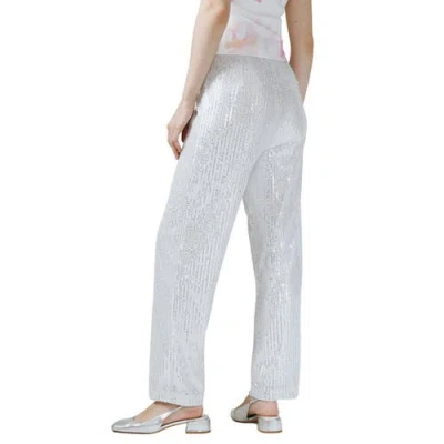 Ats Tyra Sequins Pants In Gray