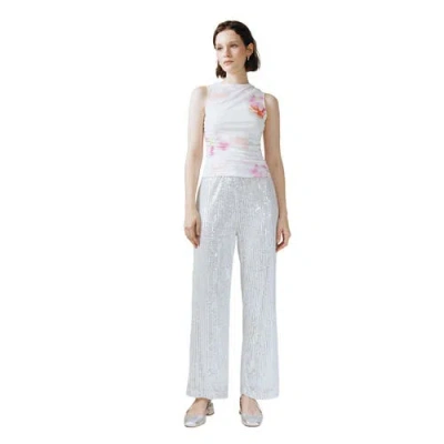 Ats Tyra Sequins Pants In Gray