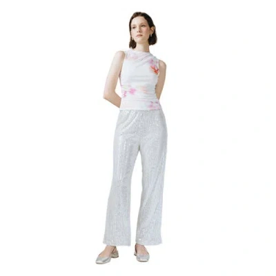 Ats Tyra Sequins Pants In Gray