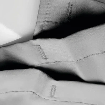 Idesign Solid Polyester Shower Curtain In Gray