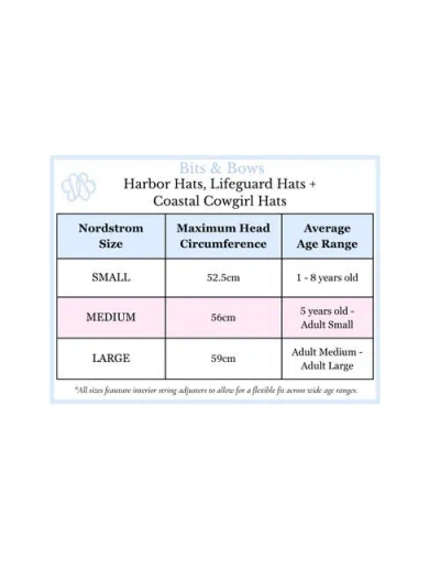 Bits & Bows Lifeguard Straw Hat In Multi