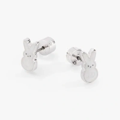 Alex And Ani Peeps® Pearlized Bunny Stud Earrings In Pattern