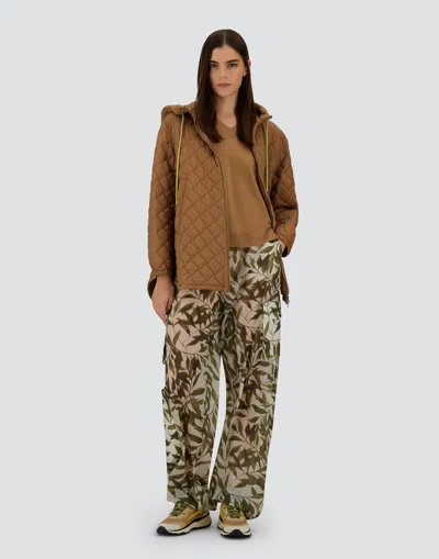Herno A-shape Down Jacket In Quilting Ecoage In Neutral