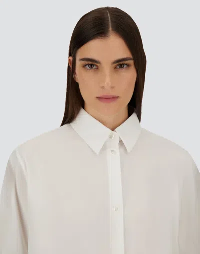 Herno Stylish Short Sleeve Button-up Shirt In White