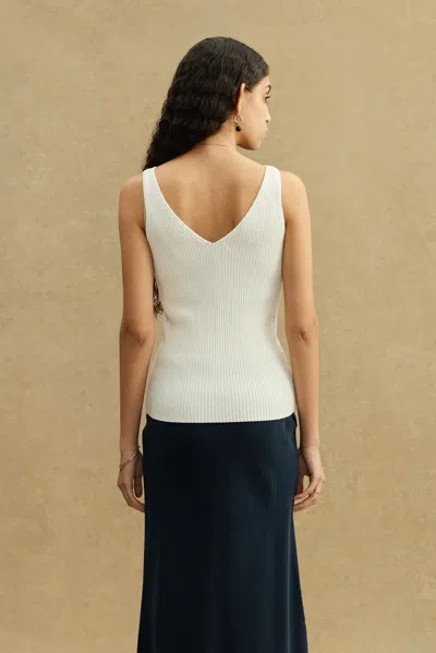 A Days March Ripp Ribbed Tank Top In White