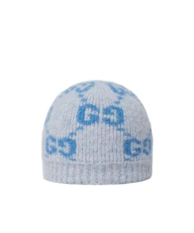Gucci Gg Alpaca Blend Hat In Pattern
