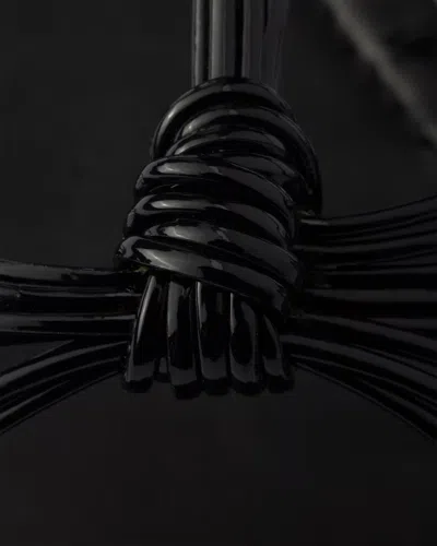 Prada Triangle-logo Sandals In Black