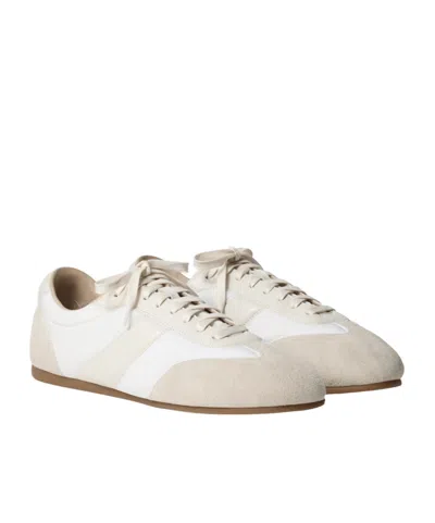 Lemaire Soft Runner Sneakers Low Profile Design In Neutral