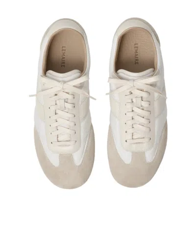 Lemaire Soft Runner Sneakers Low Profile Design In Neutral