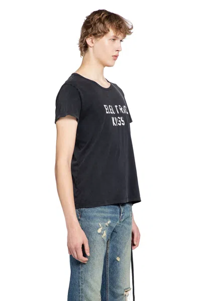 Ann Demeulemeester Idar Cropped Standard Fit T-shirt In Black