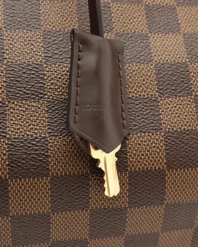 Pre-owned Louis Vuitton Damier Ebene Normandy Bag In Multi