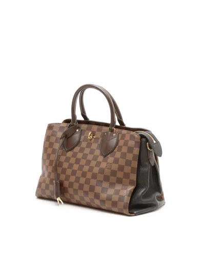 Pre-owned Louis Vuitton Damier Ebene Normandy Bag In Multi