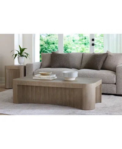 Bernhardt Loggia Square Side Table In Brown