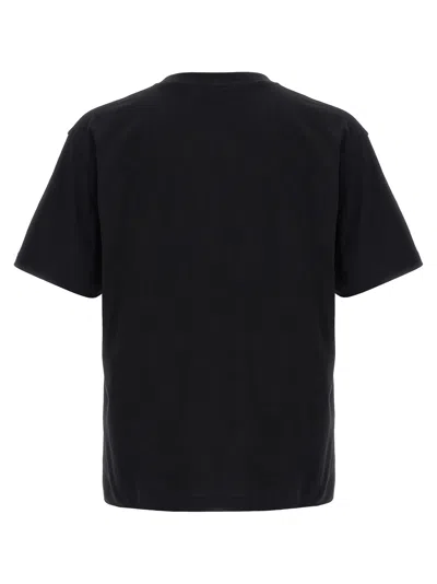 Valentino Crew Neck Short Sleeve T-shirt Design In Black