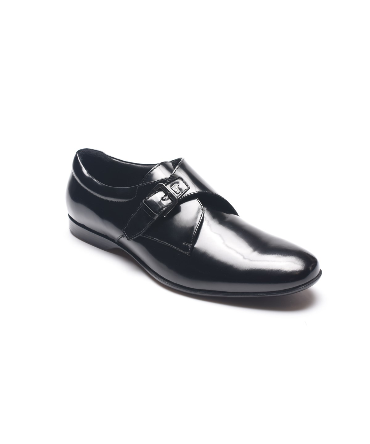 shiny black oxfords