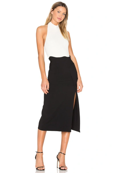Shop Christopher Esber Bustier Skirt In Black