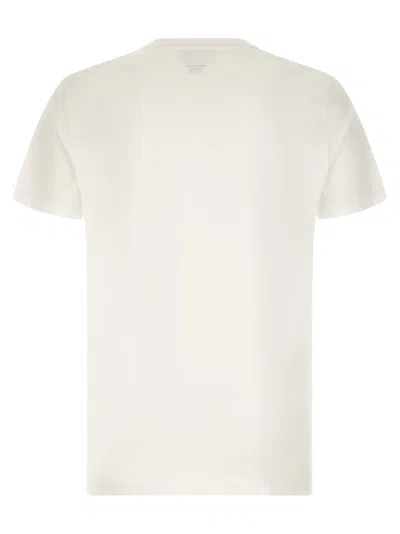 Lacoste Crew Neck Cotton Pima Tee In Silver Chine