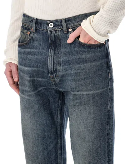 Our Legacy Third Cut Wide Straight Jeans In Blue