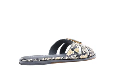 Pinko Python Milly Sandals In Animal Print