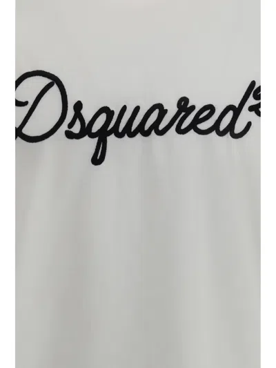 Dsquared2 Jersey T-shirt With Logo In White