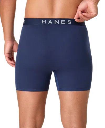 Hanes Men's Ultimate Ringer Boxer Briefs, 4-pack In Multi