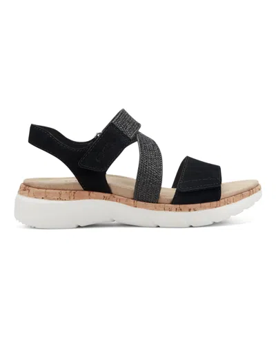 Earth Reston Sandal In Black