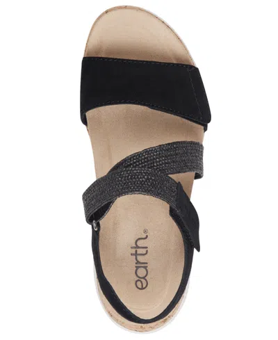 Earth Reston Sandal In Black