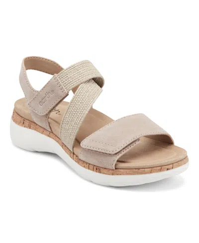 Earth Wide Width Reston Sandal In Neutral
