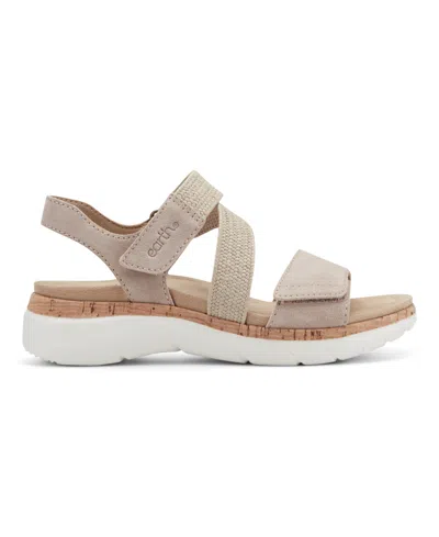 Earth Wide Width Reston Sandal In Neutral