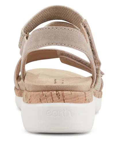 Earth Wide Width Reston Sandal In Neutral
