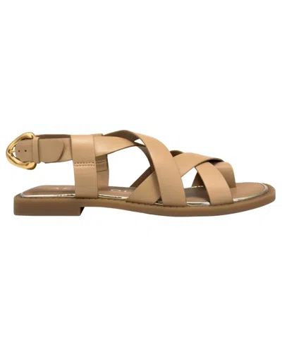 Aerosoles Cargo Toe Loop Sandal In Brown