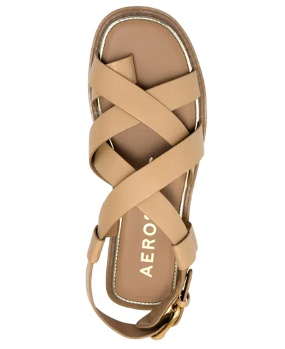 Aerosoles Cargo Toe Loop Sandal In Brown