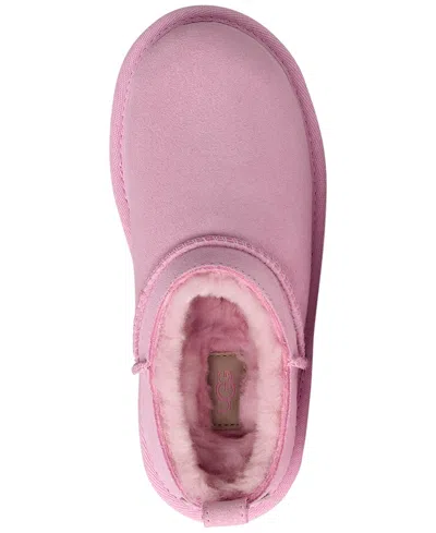 Ugg Kids Pull Tab Classic Boot In Pink