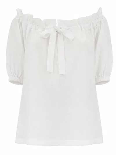Patou Drawstring Organic Cotton T-shirt In Multi