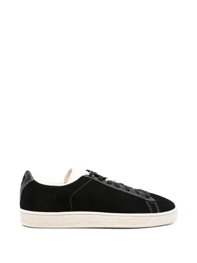 Puma Suede Icons Logo-detail Sneakers In Black